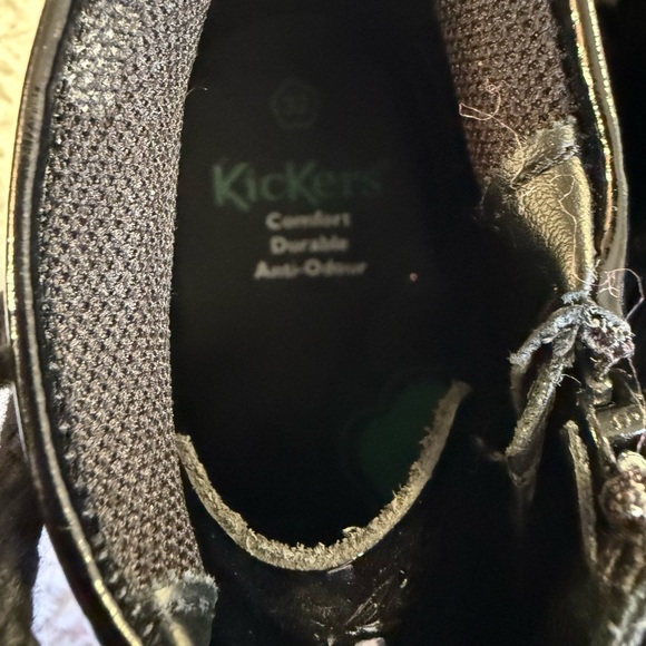 Kickers Kick Hi Zip Core Lace With Side Zip In Black Patent ( UNISEX ) - Picture 6 of 14